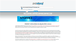 Desktop Screenshot of dnslookup.fr