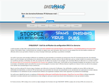 Tablet Screenshot of dnslookup.fr